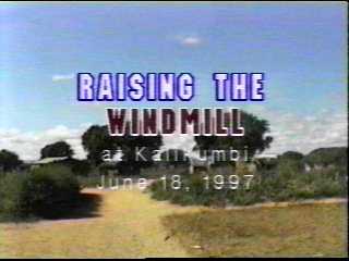 Title Screen for Raising the Windmill in Malawi